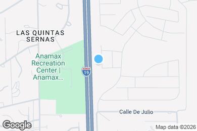 Map image of the property - 17526 S Paseo Pueblo Lindo