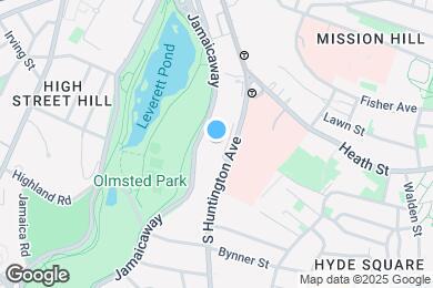 Map image of the property - 161 S Huntington Ave