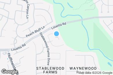 Map image of the property - 15919 Arapaho Bend Ln