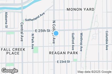 Map image of the property - 2435 N College Ave