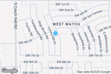 Map image of the property - 516 Conestoga Dr