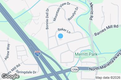 Map image of the property - 1044 Baker Ln