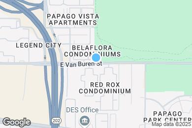 Map image of the property - 5401 E Van Buren St