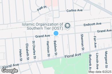 Map image of the property - 204 Grand Ave