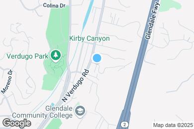 Map image of the property - 1820 Verdugo Loma Dr