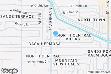 Map image of the property - 8241 N Central Ave