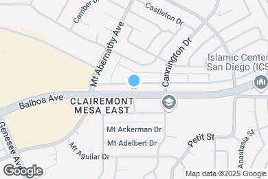 Map image of the property - Arrive Clairemont