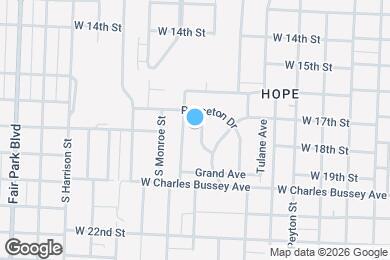 Map image of the property - 1712 Pinewood Dr