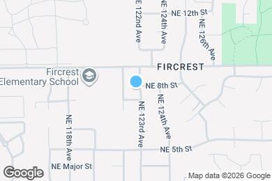 Map image of the property - 806 NE 123rd Ave