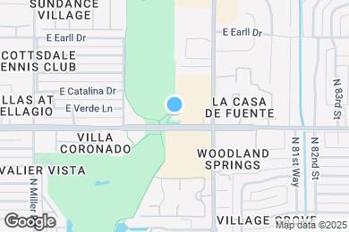 Map image of the property - 7910 E Thomas Rd