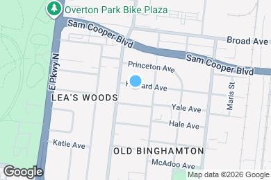 Map image of the property - 2483 Harvard Ave