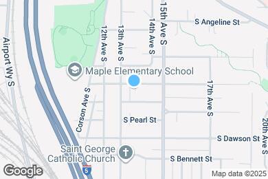 Map image of the property - 1315 S Shelton St