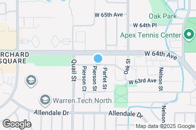 Map image of the property - 13501 W 65th Ave