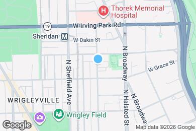 Map image of the property - 3829 N Fremont St