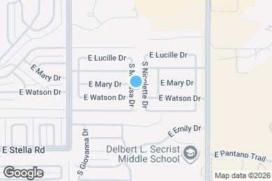 Map image of the property - 3079 S Marissa Dr