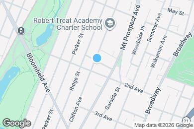 Map image of the property - 383 Clifton Ave