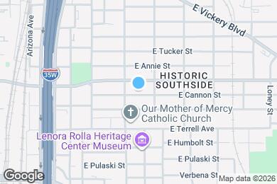 Map image of the property - 1015 E Cannon St