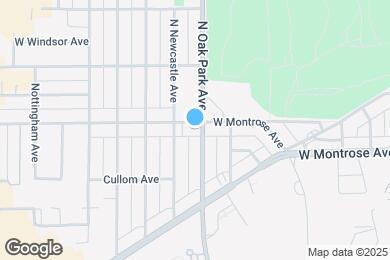 Map image of the property - 6805 W Montrose Ave