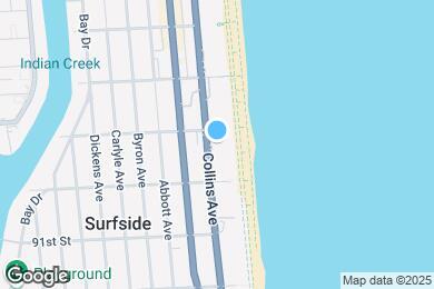 Map image of the property - 9273 Collins Ave