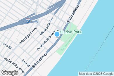 Map image of the property - 5801 S Broadway