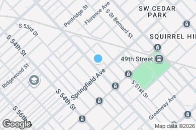 Map image of the property - 1147 S 52nd St