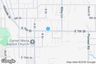 Map image of the property - 920 E 7th St