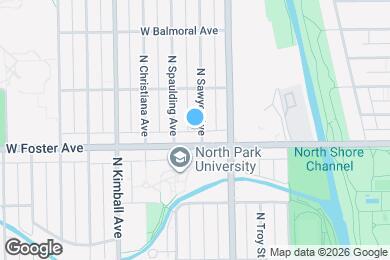 Map image of the property - 5214 N Sawyer Ave