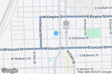 Map image of the property - 205 W Chestnut St
