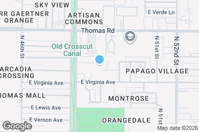 Map image of the property - 4847 E Cambridge Ave