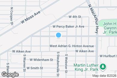 Map image of the property - 1220 W John H Gwynn Jr Ave