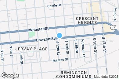 Map image of the property - 1206 Dawson St