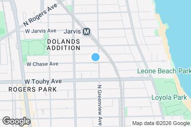 Map image of the property - 1503 W Chase Ave