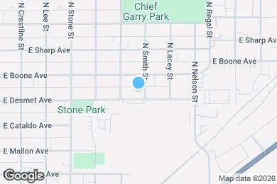 Map image of the property - 2523 E Desmet Ave