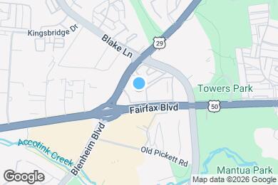 Map image of the property - 9500 Fairfax Blvd