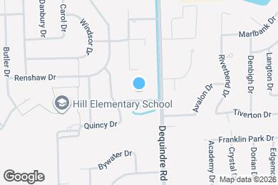 Map image of the property - 2951 Hill Dr
