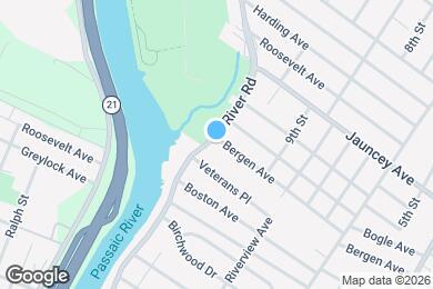 Map image of the property - 167 Bergen Ave