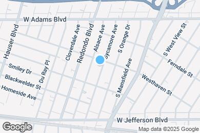 Map image of the property - 2817 S Sycamore Ave