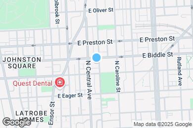 Map image of the property - 1120 N Eden St