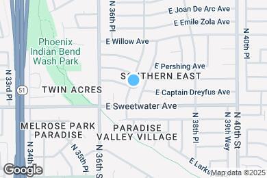 Map image of the property - 13027 N 37th Pl