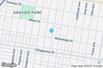 Map image of the property - 3647 Pennsylvania Ave