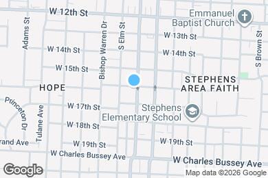 Map image of the property - 1600 S Cedar St