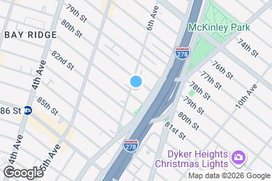 Map image of the property - 8015 6th Ave