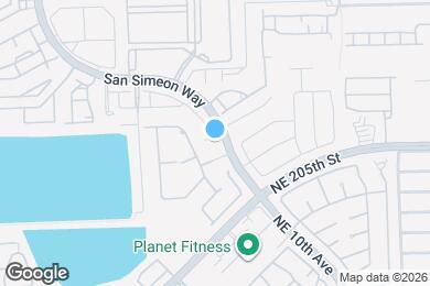 Map image of the property - 784 NE 206th Terrace