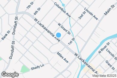 Map image of the property - 906 W Lackawanna Ave