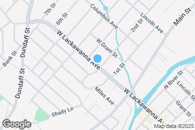 Map image of the property - 906 W Lackawanna Ave