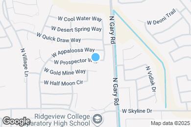 Map image of the property - 1627 W Prospector Way