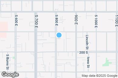 Map image of the property - 127 S 800 E