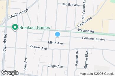 Map image of the property - 3642 Columbus Ave
