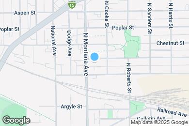 Map image of the property - 1215 Walnut St