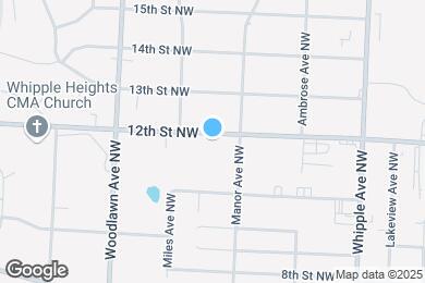 Map image of the property - 4626 12th St NW